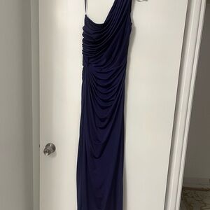 Tadashi Shoji Navy Blue Maxi Dress